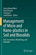 Cover: Management of Micro and Nano-plastics in Soil and Biosolids - Springer