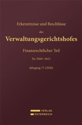 Cover: Erkenntnisse und Beschl&uuml;sse des Verwaltungsgerichtshofes - Verlag &Ouml;sterreich