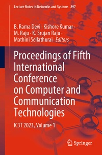 Enlarge image Cover: Proceedings of Fifth International Conference on Computer and Communication Technologies - Springer