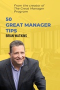 Cover: 50 Great Manager Tips - Brian Watkins