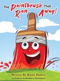 Cover: The Paintbrush That Ran Away! - Ruthi Dolovy