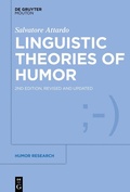 Abbildung von: Linguistic Theories of Humor - De Gruyter Mouton