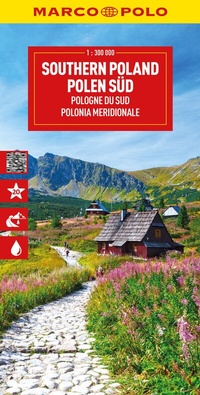 Abbildung von: MARCO POLO Reisekarte Polen Süd 1:300.000 - MARCO POLO ein Imprint von MAIRDUMONT