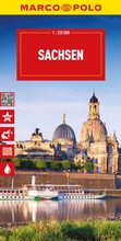 Abbildung von: MARCO POLO Reisekarte Deutschland 09 Sachsen 1:225.000 - MARCO POLO ein Imprint von MAIRDUMONT