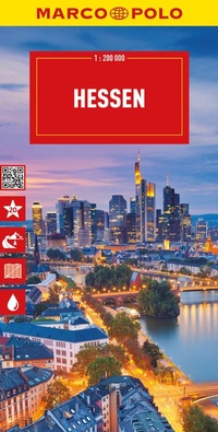 Abbildung von: MARCO POLO Reisekarte Deutschland 06 Hessen 1:200.000 - MARCO POLO ein Imprint von MAIRDUMONT