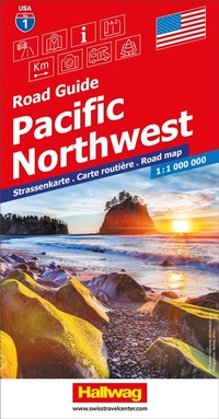 Abbildung von: Hallwag Strassenkarte USA, Pacific Northwest 1:1 Mio. - Hallwag Kümmerly+Frey