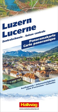 Abbildung von: Hallwag Panoramakarte Luzern - Hallwag Kümmerly+Frey