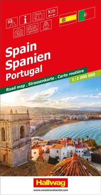 Abbildung von: Hallwag Strassenkarte Spanien, Portugal 1:1 Mio. - Hallwag Kümmerly+Frey