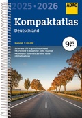 Cover: ADAC Kompaktatlas 2025/2026 Deutschland 1:250.000 - ADAC Kartografie ein Imprint von MAIRDUMONT