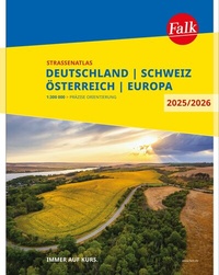 Abbildung von: Falk Straßenatlas 2025/2026 Deutschland, Schweiz, Österreich 1:300.000 - Falk ein Imprint von MAIRDUMONT