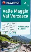 Cover: KOMPASS Wanderkarte 110 Valle Maggia, Val Verzasca 1:40.000 - KOMPASS-Karten