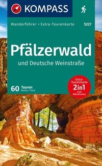 Abbildung von: KOMPASS Wanderführer Pfälzerwald und Deutsche Weinstraße, 60 Touren mit Extra-Tourenkarte - KOMPASS-Karten