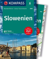 Abbildung von: KOMPASS Wanderführer Slowenien, 61 Touren mit Extra-Tourenkarte - KOMPASS-Karten
