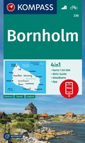 Bild: KOMPASS Wanderkarte 236 Bornholm 1:50.000 - KOMPASS-Karten