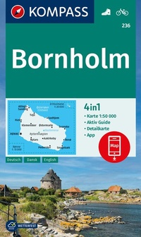 Abbildung von: KOMPASS Wanderkarte 236 Bornholm 1:50.000 - KOMPASS-Karten