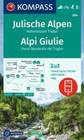 Cover: KOMPASS Wanderkarte 064 Julische Alpen, Nationalpark Triglav / Alpi Giulie 1:25.000 - KOMPASS-Karten