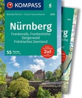 Cover: KOMPASS Wanderf&uuml;hrer N&uuml;rnberg, Frankenalb, Frankenh&ouml;he, Steigerwald, Fr&auml;nkisches Seenland, 55 Touren mit Extra-Tourenkarte - KOMPASS-Karten