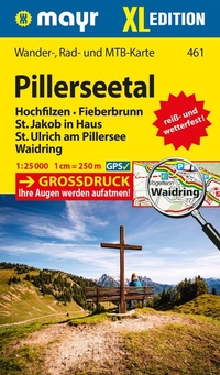 Abbildung von: Mayr Wanderkarte Pillerseetal XL 1:25.000 - WALTER MAYR VERLAG