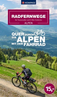 Abbildung von: KOMPASS Radfernwege quer durch die Alpen - KOMPASS-Karten