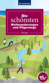 Abbildung von: Die schönsten Weitwanderungen und Pilgerwege - KOMPASS-Karten