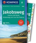 Cover: KOMPASS Wanderf&uuml;hrer Jakobsweg Camino del Norte, 36 Etappen mit Extra-Tourenkarte - KOMPASS-Karten