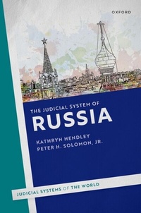 Abbildung von: The Judicial System of Russia - OUP eBook