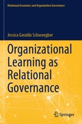 Cover: Organizational Learning as Relational Governance - Springer