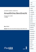 Cover: FlexLex Anwaltliches Berufsrecht - facultas / FlexLex