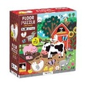 Cover: Farm Friends 25 Piece Floor Puzzle with Shaped Pieces - Mudpuppy Press