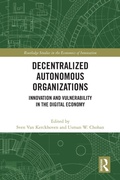 Cover: Decentralized Autonomous Organizations - Routledge