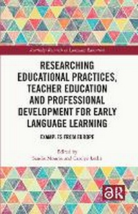 Abbildung von: Researching Educational Practices, Teacher Education and Professional Development for Early Language Learning - Routledge