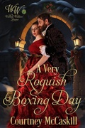 Cover: A Very Roguish Boxing Day (Wicked Widows' League, #27) - Hazel Grove Books