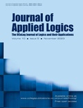 Cover: Journal of Applied Logics. IfCoLog Journal of Logics and their Applications. Volume 10, number 5, November 2023 - College Publications