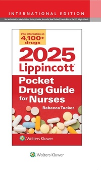 Abbildung von: 2025 Lippincott Pocket Drug Guide for Nurses - WOLTERS KLUWER HEALTH