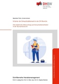 Cover: Kriterien der Einkaufsst&auml;ttenwahl in der DIY-Branche - Books on Demand