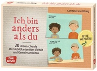 Abbildung von: Ich bin anders als du - Ich bin wie du: 20 überraschende Wendebildkarten über Vielfalt und Gemeinsamkeiten - Don Bosco Medien