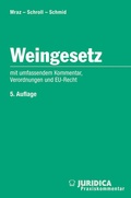 Cover: Weingesetz 5.Auflage - Manz