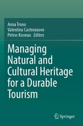 Cover: Managing Natural and Cultural Heritage for a Durable Tourism - Springer