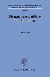 Abbildung von: Die genossenschaftliche Pflichtprüfung. - Duncker & Humblot