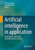 Cover: Artificial intelligence in application - Springer