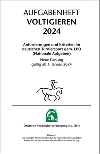 Abbildung von: Aufgabenheft - Voltigieren 2024 - FN Verlag