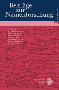 Abbildung von: Beiträge zur Namenforschung - Universitätsverlag Winter
