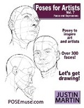 Cover: Poses for Artists Volume 7 - Faces and Expressions - Posemuse
