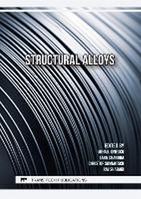 Enlarge image Cover: Structural Alloys - Trans Tech Publications Ltd