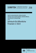 Cover: Jahrbuch f&uuml;r &ouml;ffentliche Finanzen (2023) 2 - Berliner Wissenschafts-Verlag