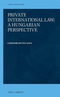 Cover: Private International Law: A Hungarian Perspective - Martinus Nijhoff