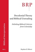 Cover: Decolonial Theory and Biblical Unreading - Brill