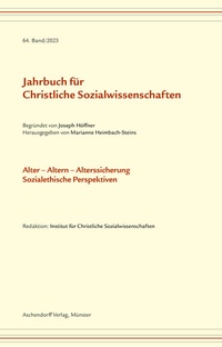 Abbildung von: Jahrbuch für christliche Sozialwissenschaften / Jahrbuch für Christliche Sozialwissenschaft, Band 64/2023 - Aschendorff