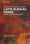 Cover: Latin Elegiac Verse - De Gruyter