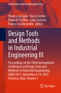 Cover: Design Tools and Methods in Industrial Engineering III - Springer